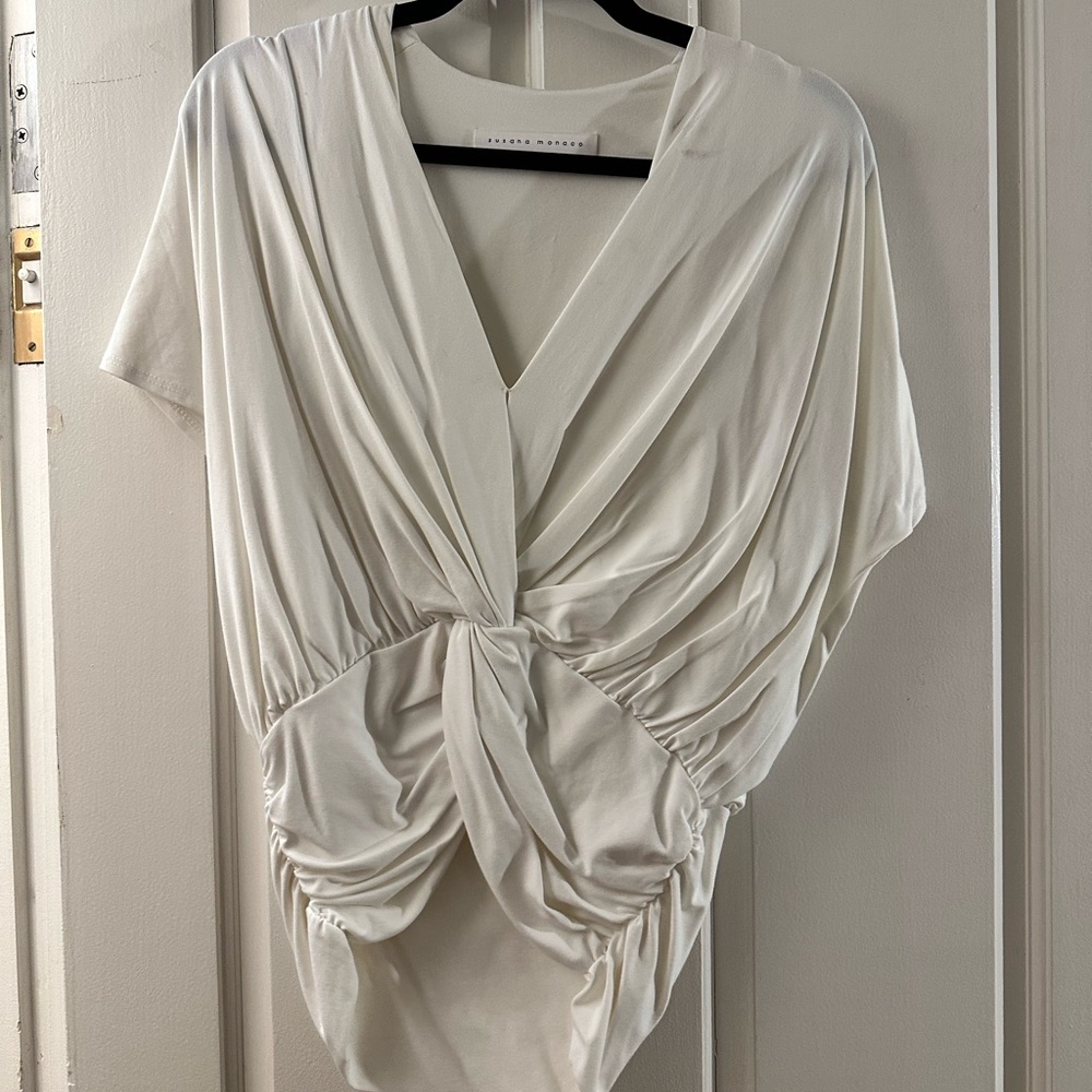 Susana Monaco white blouse